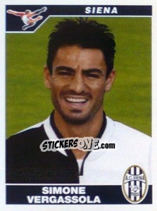 Cromo Simone Vergassola - Calciatori 2004-2005 - Panini