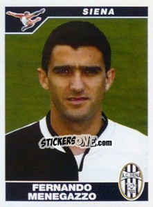 Figurina Fernando Menegazzo - Calciatori 2004-2005 - Panini