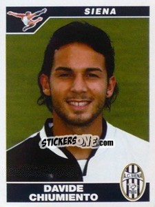 Figurina Davide Chiumiento - Calciatori 2004-2005 - Panini