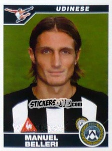 Sticker Manuel Belleri - Calciatori 2004-2005 - Panini