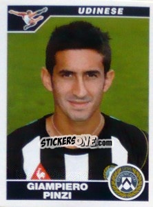 Sticker Giampiero Pinzi - Calciatori 2004-2005 - Panini