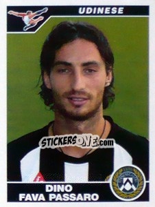 Sticker Dino Fava Passaro - Calciatori 2004-2005 - Panini