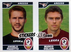 Figurina Pagotto / Ogliari  - Calciatori 2004-2005 - Panini