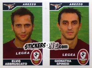 Cromo Abbruscato / spinesi  - Calciatori 2004-2005 - Panini