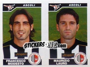 Cromo Modesto / Lauro  - Calciatori 2004-2005 - Panini