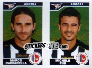 Sticker Capparella / Fini  - Calciatori 2004-2005 - Panini