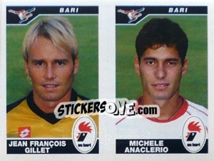 Cromo Gillet / Anaclerio  - Calciatori 2004-2005 - Panini