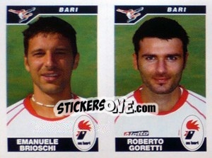 Sticker Broschi / Goretti  - Calciatori 2004-2005 - Panini