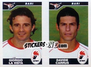 Sticker La Vista / Carrus  - Calciatori 2004-2005 - Panini