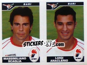 Sticker Scaglia / Anaclerio  - Calciatori 2004-2005 - Panini