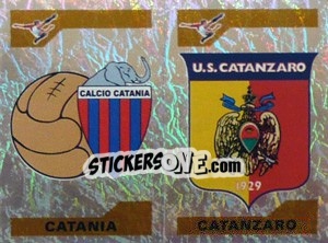 Cromo Scudetto Catania/Catanzaro (a/b)