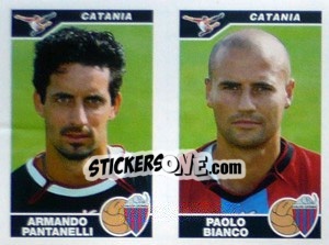 Sticker Pantanelli / Bianco  - Calciatori 2004-2005 - Panini