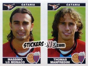 Sticker Lo Monaco / Manfredini  - Calciatori 2004-2005 - Panini