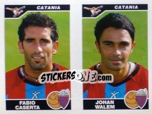 Sticker Caserta / Walem  - Calciatori 2004-2005 - Panini