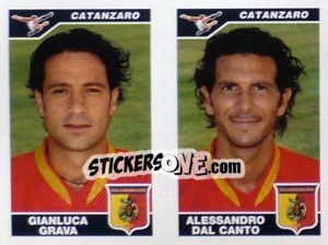 Sticker Grava / Dal Canto  - Calciatori 2004-2005 - Panini