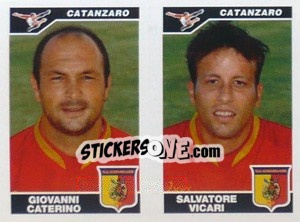 Figurina Caterino / Vicari  - Calciatori 2004-2005 - Panini