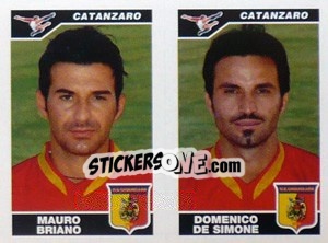 Figurina Briano / De Simone  - Calciatori 2004-2005 - Panini