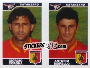 Figurina Corona / Morello  - Calciatori 2004-2005 - Panini