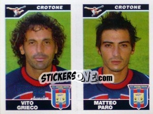 Sticker Grieco / Paro  - Calciatori 2004-2005 - Panini