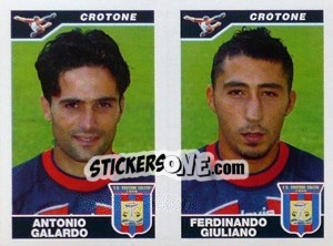 Figurina Galardo / Giuliano  - Calciatori 2004-2005 - Panini