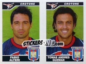 Sticker Alteri / Guzman  - Calciatori 2004-2005 - Panini