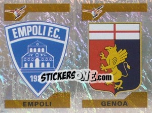 Figurina Scudetto Empoli/Genoa (a/b) - Calciatori 2004-2005 - Panini