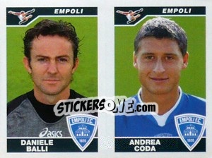 Cromo Balli / Coda  - Calciatori 2004-2005 - Panini