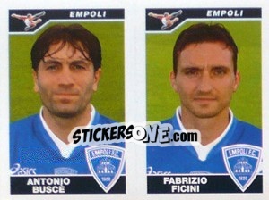 Figurina Busce / Ficini  - Calciatori 2004-2005 - Panini