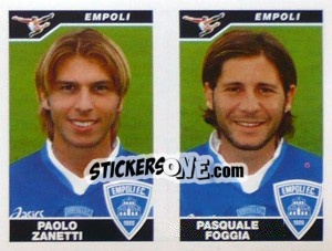 Sticker Paolo Zanetti /  Foggia - Calciatori 2004-2005 - Panini