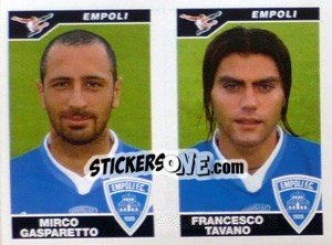 Figurina Gasparetto / Tavano  - Calciatori 2004-2005 - Panini