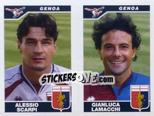 Figurina Scarpi / Lamacchi  - Calciatori 2004-2005 - Panini