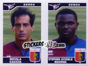 Sticker Caccia / Makinwa  - Calciatori 2004-2005 - Panini