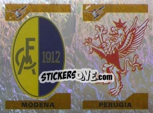 Sticker Scudetto Modena/Perugia (a/b) - Calciatori 2004-2005 n. 567 - Panini