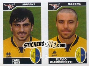 Figurina Tisci / Giampieretti  - Calciatori 2004-2005 - Panini