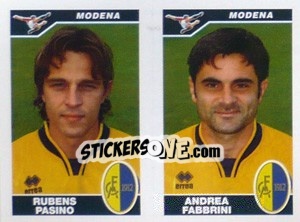Sticker Pasino / Fabbrini  - Calciatori 2004-2005 - Panini