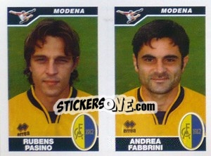 Cromo Pasino / Fabbrini  - Calciatori 2004-2005 - Panini