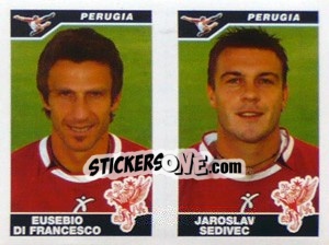 Sticker Di Francesco / Sedivec  - Calciatori 2004-2005 - Panini