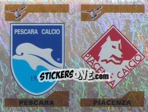 Figurina Scudetto Pescara/Piacenza (a/b)