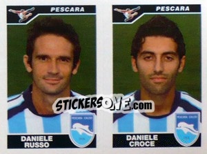 Sticker Russo / Croce  - Calciatori 2004-2005 - Panini