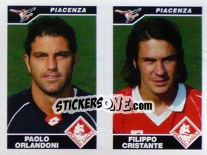 Figurina Orlandoni / Cristante  - Calciatori 2004-2005 - Panini