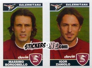 Figurina Borgobello / Zaniolo  - Calciatori 2004-2005 - Panini