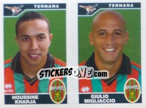 Sticker Kharja / Migliaccio  - Calciatori 2004-2005 - Panini