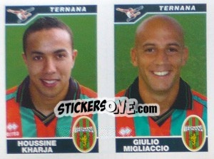 Figurina Kharja / Migliaccio  - Calciatori 2004-2005 - Panini