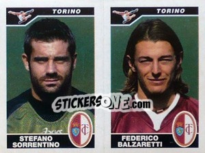 Sticker Sorrentino / Balzaretti  - Calciatori 2004-2005 - Panini