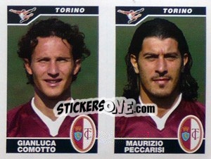 Sticker Commotto / Peccarisi  - Calciatori 2004-2005 - Panini