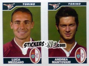 Cromo Mezzano / Mantovani  - Calciatori 2004-2005 - Panini