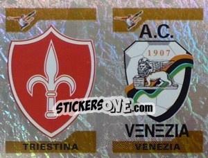 Cromo Scudetto Triestina/Venezia (a/b)