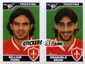 Sticker Pianu / Bruni  - Calciatori 2004-2005 - Panini