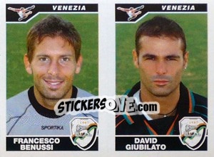 Sticker Benussi / Giubilato  - Calciatori 2004-2005 - Panini