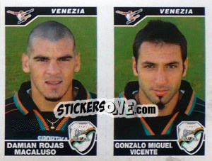 Sticker Macaluso / Vicente  - Calciatori 2004-2005 - Panini